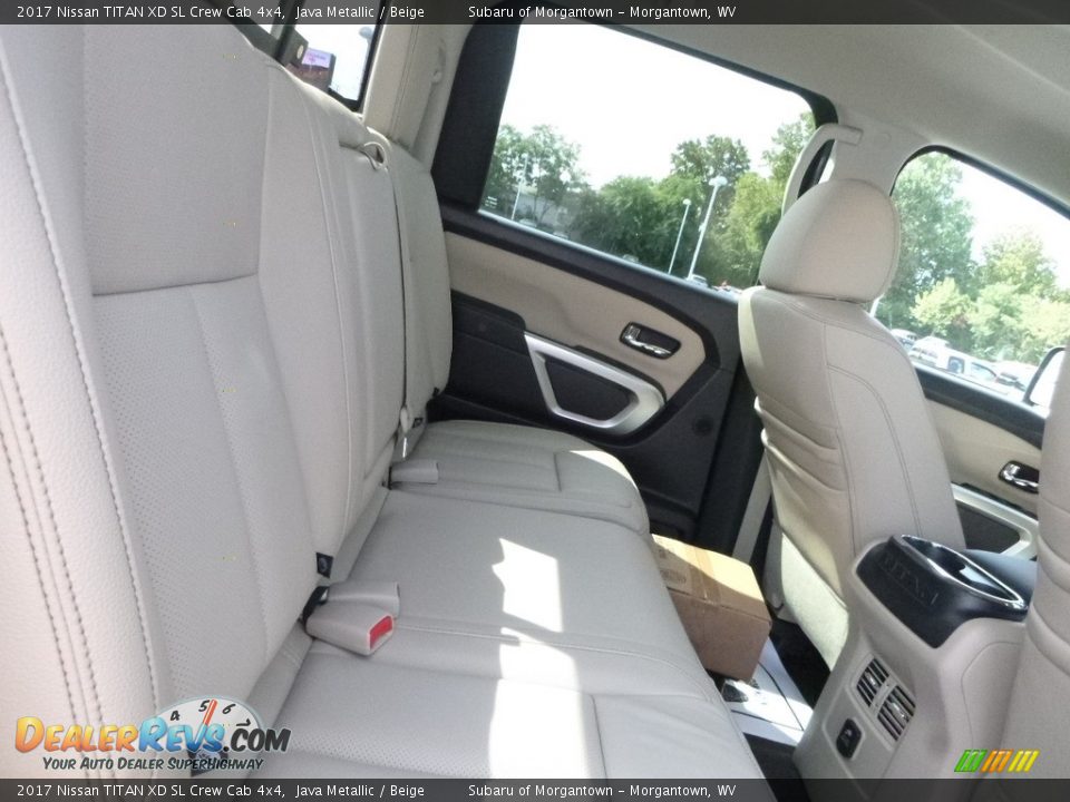 2017 Nissan TITAN XD SL Crew Cab 4x4 Java Metallic / Beige Photo #12