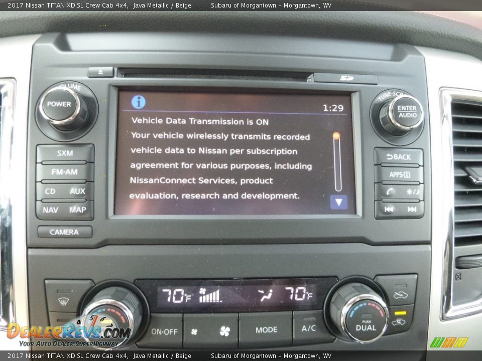 2017 Nissan TITAN XD SL Crew Cab 4x4 Java Metallic / Beige Photo #16