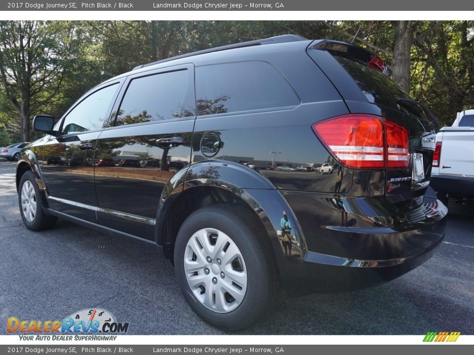 2017 Dodge Journey SE Pitch Black / Black Photo #2