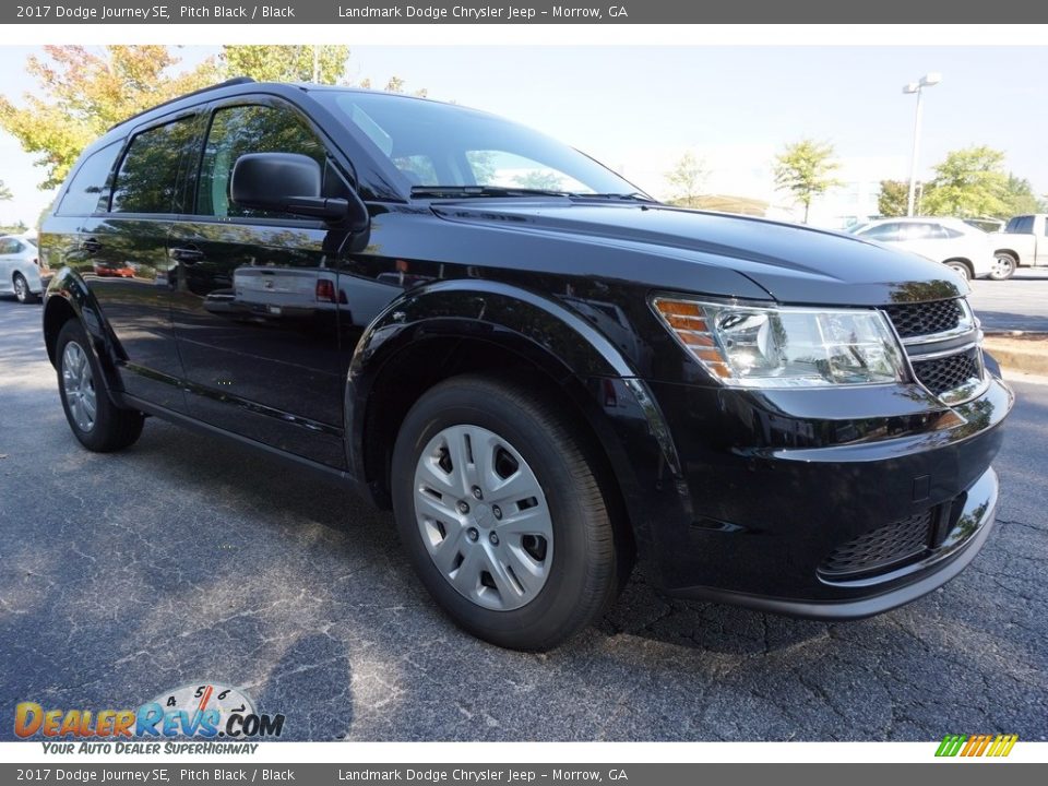 2017 Dodge Journey SE Pitch Black / Black Photo #4