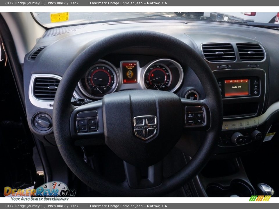 2017 Dodge Journey SE Pitch Black / Black Photo #7