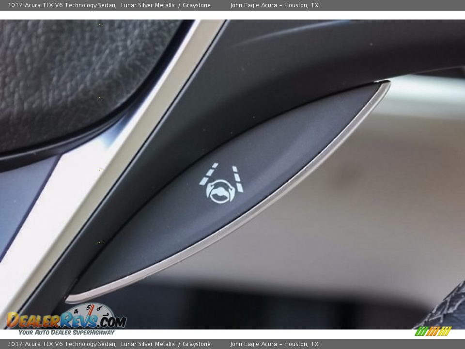 2017 Acura TLX V6 Technology Sedan Lunar Silver Metallic / Graystone Photo #34
