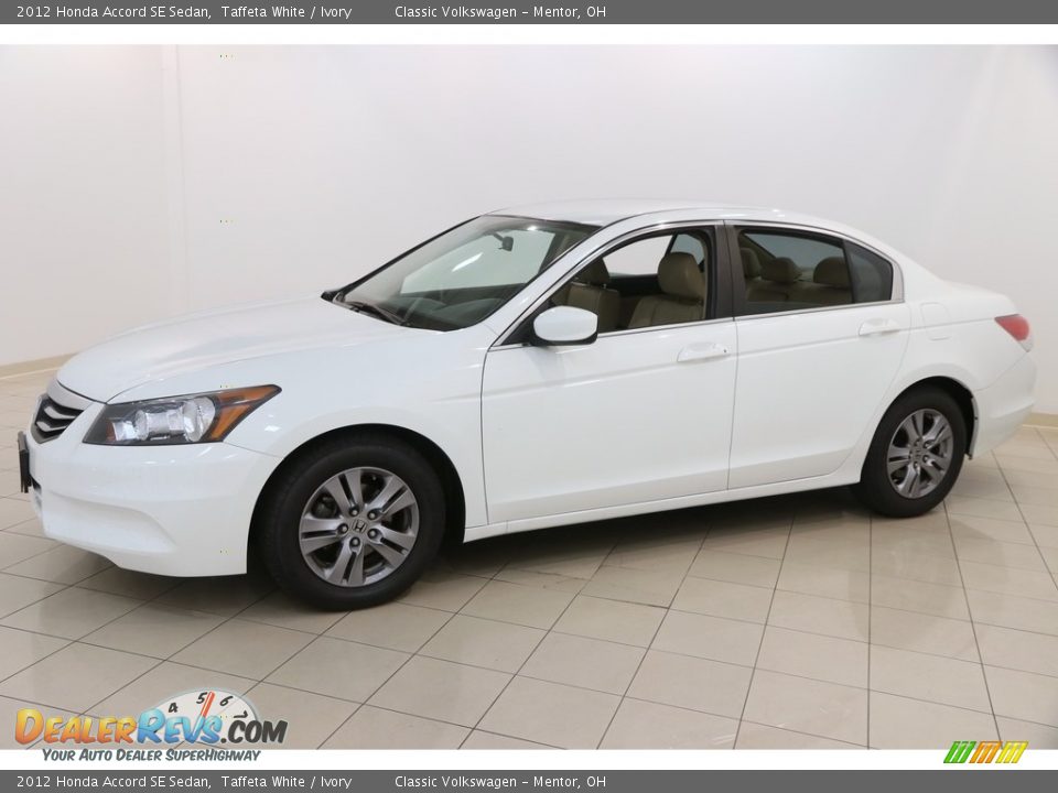 2012 Honda Accord SE Sedan Taffeta White / Ivory Photo #3