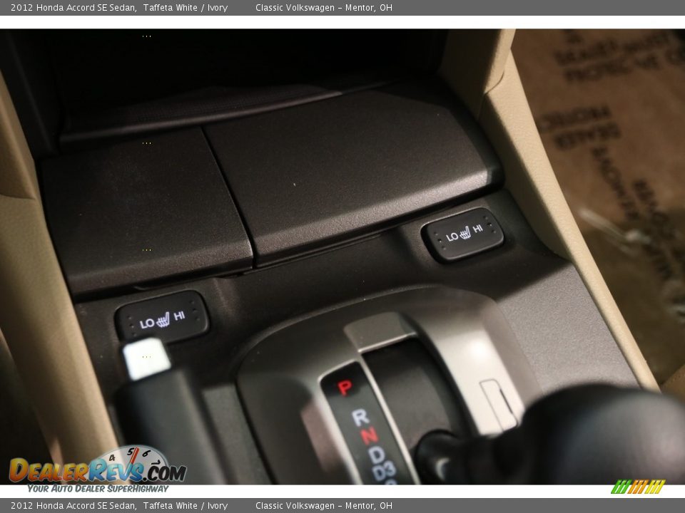 2012 Honda Accord SE Sedan Taffeta White / Ivory Photo #11