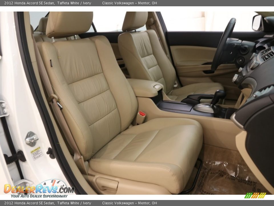 2012 Honda Accord SE Sedan Taffeta White / Ivory Photo #12