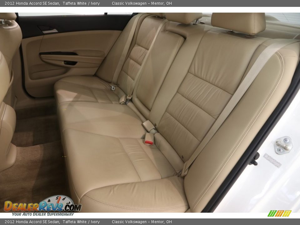 2012 Honda Accord SE Sedan Taffeta White / Ivory Photo #14