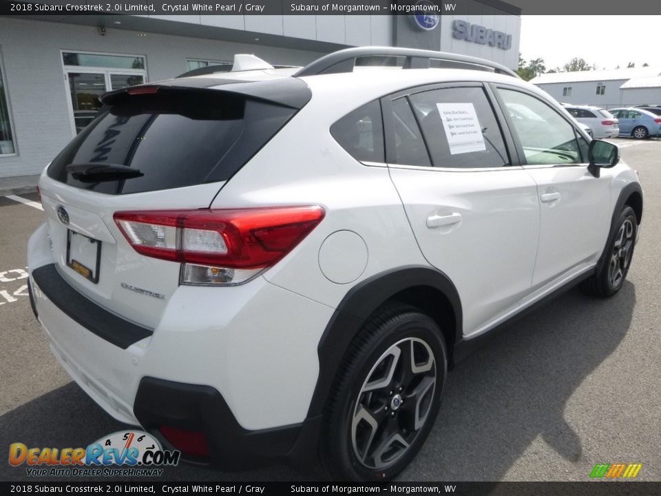 2018 Subaru Crosstrek 2.0i Limited Crystal White Pearl / Gray Photo #4