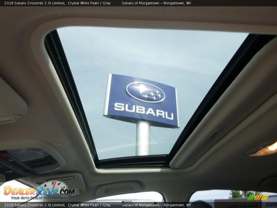 2018 Subaru Crosstrek 2.0i Limited Crystal White Pearl / Gray Photo #16