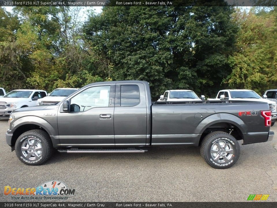 Magnetic 2018 Ford F150 XLT SuperCab 4x4 Photo #5