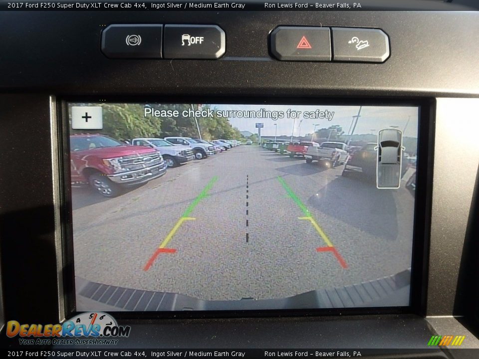 2017 Ford F250 Super Duty XLT Crew Cab 4x4 Ingot Silver / Medium Earth Gray Photo #18