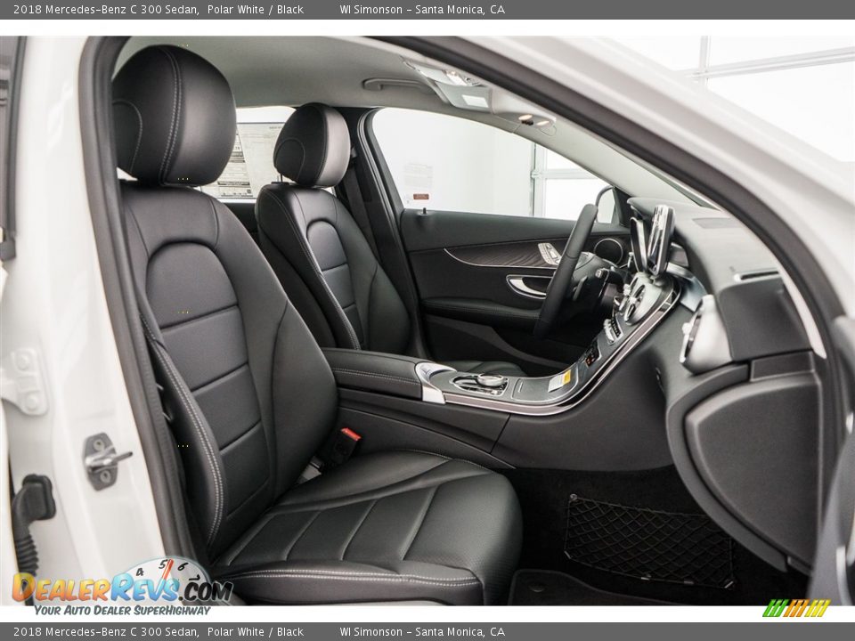 2018 Mercedes-Benz C 300 Sedan Polar White / Black Photo #2