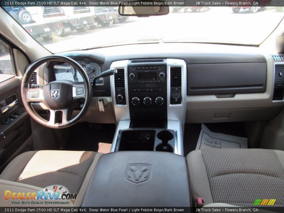 2011 Dodge Ram 2500 HD SLT Mega Cab 4x4 Deep Water Blue Pearl / Light Pebble Beige/Bark Brown Photo #11
