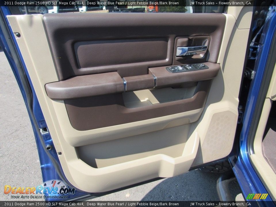 2011 Dodge Ram 2500 HD SLT Mega Cab 4x4 Deep Water Blue Pearl / Light Pebble Beige/Bark Brown Photo #12