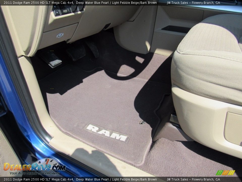 2011 Dodge Ram 2500 HD SLT Mega Cab 4x4 Deep Water Blue Pearl / Light Pebble Beige/Bark Brown Photo #13