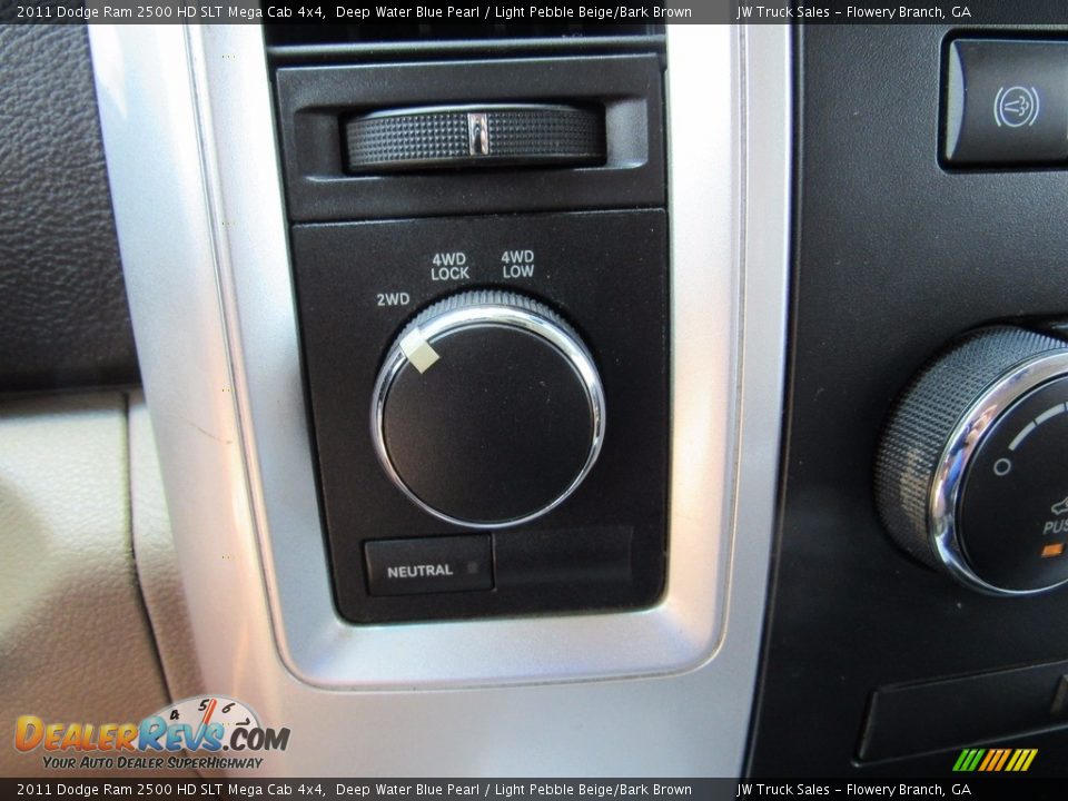 2011 Dodge Ram 2500 HD SLT Mega Cab 4x4 Deep Water Blue Pearl / Light Pebble Beige/Bark Brown Photo #20