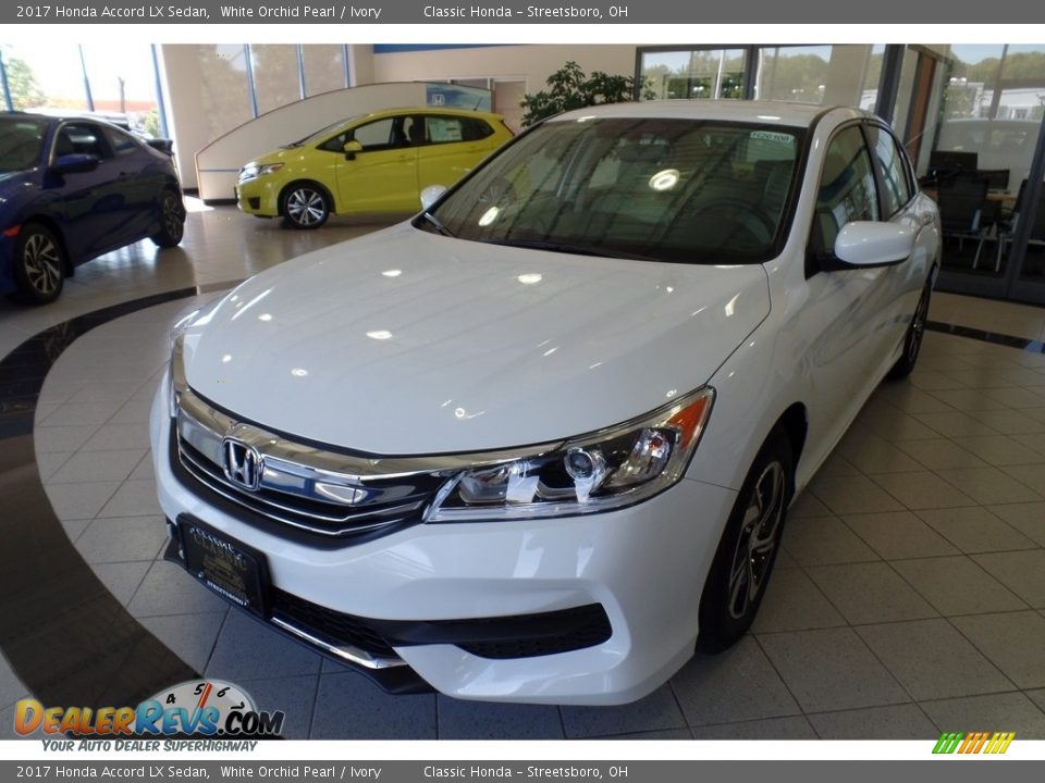 2017 Honda Accord LX Sedan White Orchid Pearl / Ivory Photo #1