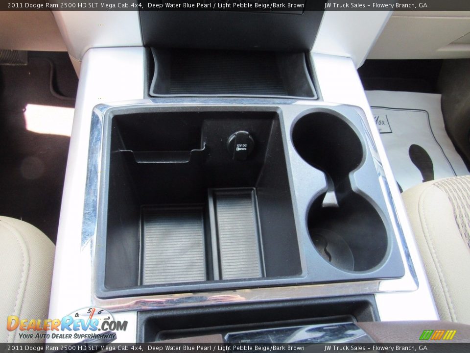 2011 Dodge Ram 2500 HD SLT Mega Cab 4x4 Deep Water Blue Pearl / Light Pebble Beige/Bark Brown Photo #22