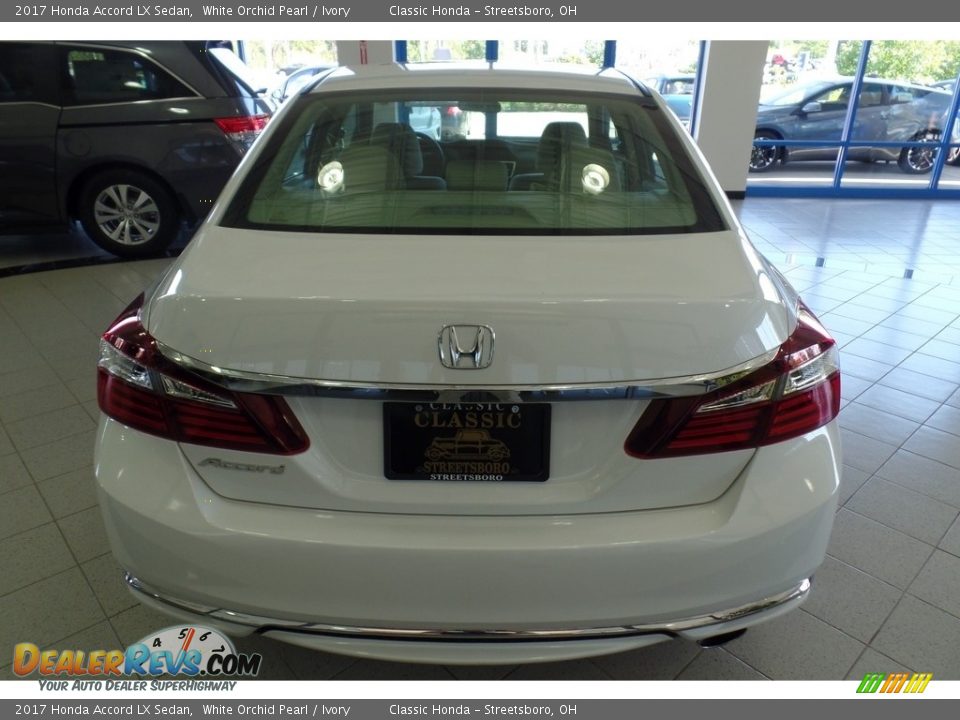 2017 Honda Accord LX Sedan White Orchid Pearl / Ivory Photo #4