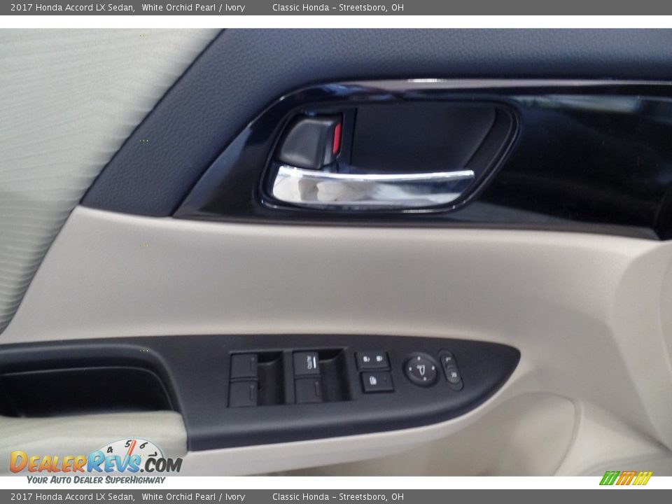 2017 Honda Accord LX Sedan White Orchid Pearl / Ivory Photo #8