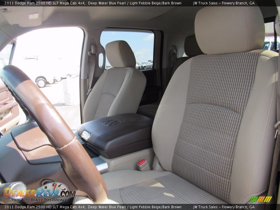 2011 Dodge Ram 2500 HD SLT Mega Cab 4x4 Deep Water Blue Pearl / Light Pebble Beige/Bark Brown Photo #28