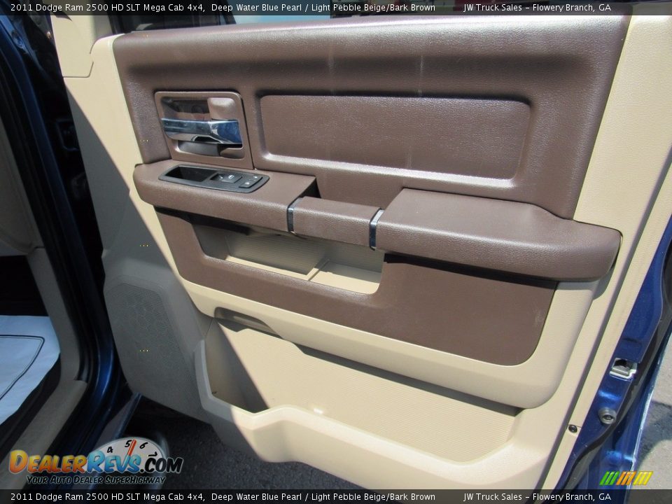 2011 Dodge Ram 2500 HD SLT Mega Cab 4x4 Deep Water Blue Pearl / Light Pebble Beige/Bark Brown Photo #29