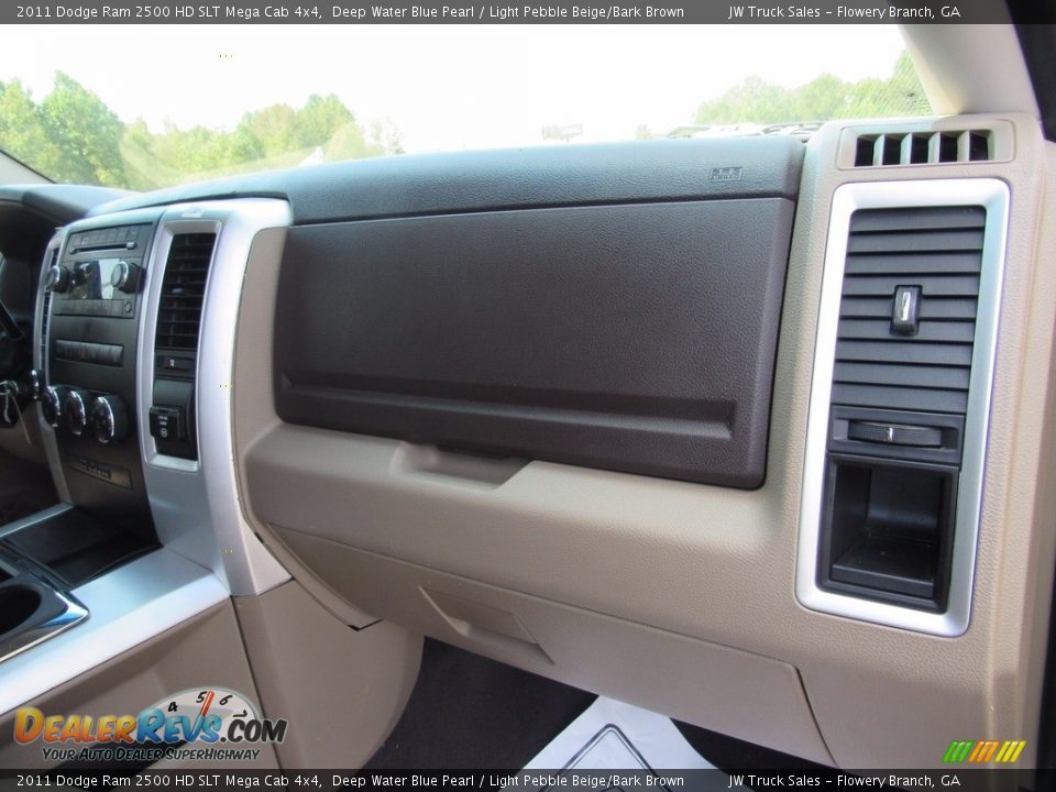 2011 Dodge Ram 2500 HD SLT Mega Cab 4x4 Deep Water Blue Pearl / Light Pebble Beige/Bark Brown Photo #31