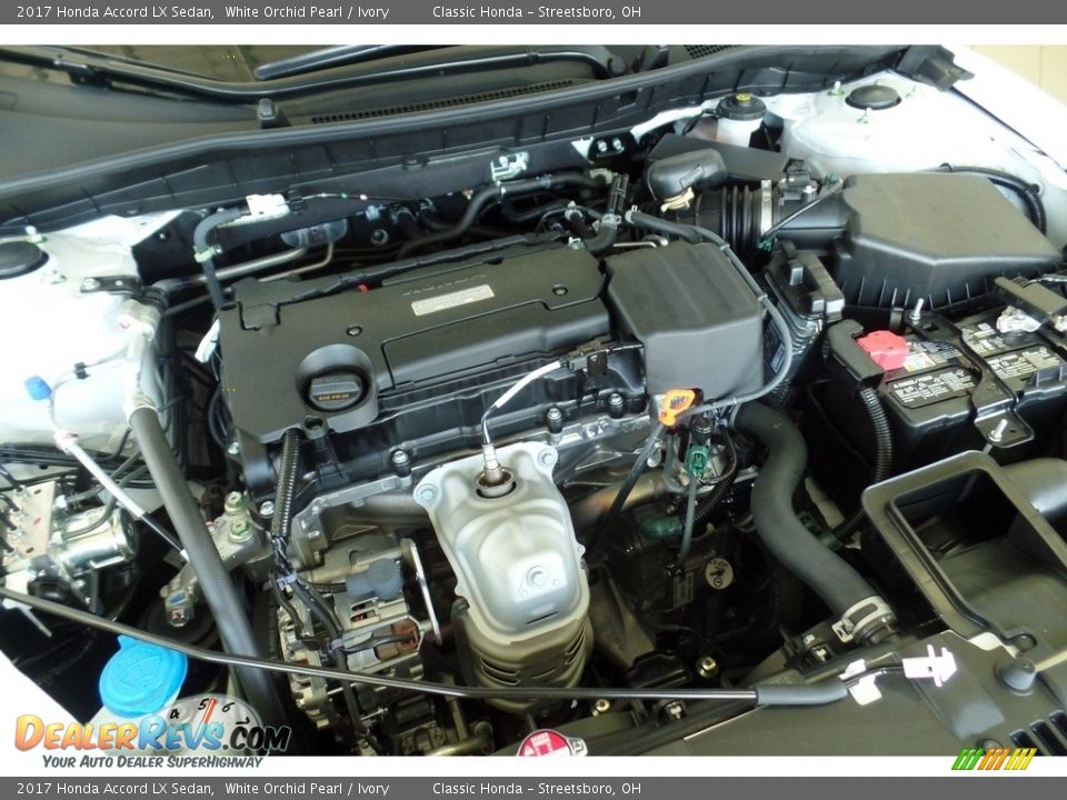 2017 Honda Accord LX Sedan White Orchid Pearl / Ivory Photo #15