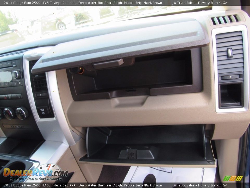 2011 Dodge Ram 2500 HD SLT Mega Cab 4x4 Deep Water Blue Pearl / Light Pebble Beige/Bark Brown Photo #33