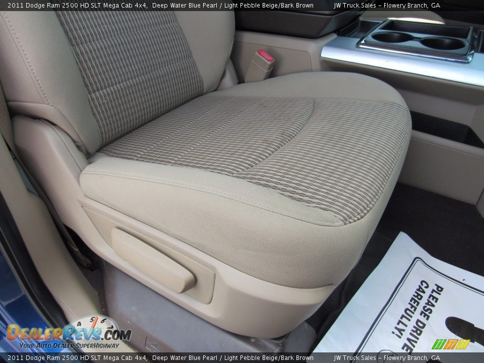2011 Dodge Ram 2500 HD SLT Mega Cab 4x4 Deep Water Blue Pearl / Light Pebble Beige/Bark Brown Photo #35