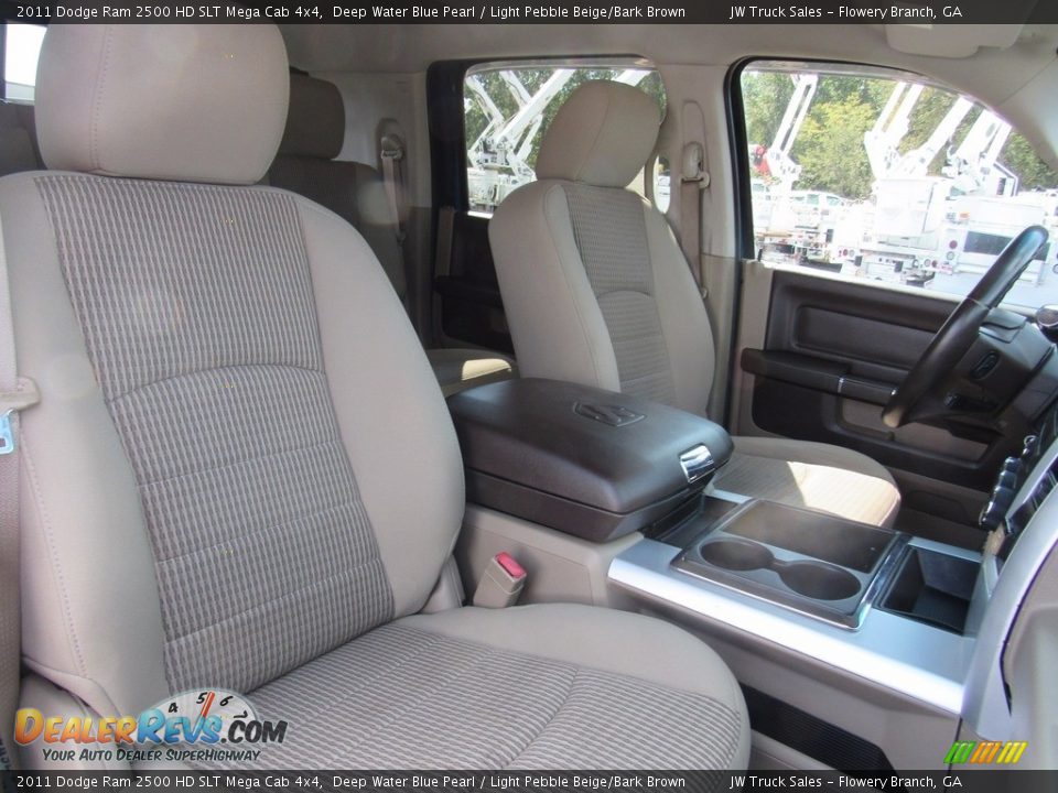 2011 Dodge Ram 2500 HD SLT Mega Cab 4x4 Deep Water Blue Pearl / Light Pebble Beige/Bark Brown Photo #36