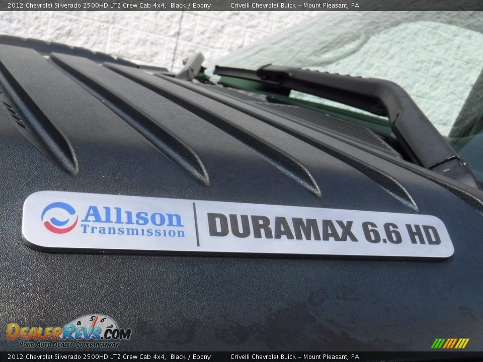 2012 Chevrolet Silverado 2500HD LTZ Crew Cab 4x4 Black / Ebony Photo #2