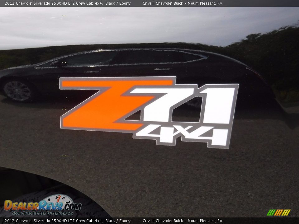 2012 Chevrolet Silverado 2500HD LTZ Crew Cab 4x4 Black / Ebony Photo #6