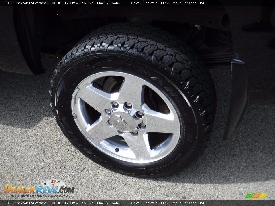 2012 Chevrolet Silverado 2500HD LTZ Crew Cab 4x4 Black / Ebony Photo #7