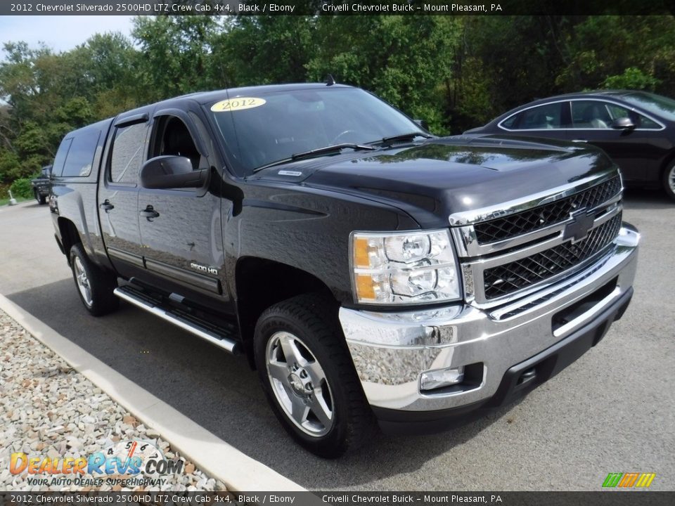 2012 Chevrolet Silverado 2500HD LTZ Crew Cab 4x4 Black / Ebony Photo #10