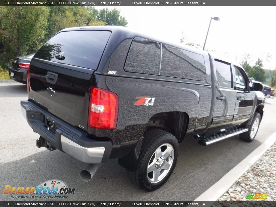 2012 Chevrolet Silverado 2500HD LTZ Crew Cab 4x4 Black / Ebony Photo #11