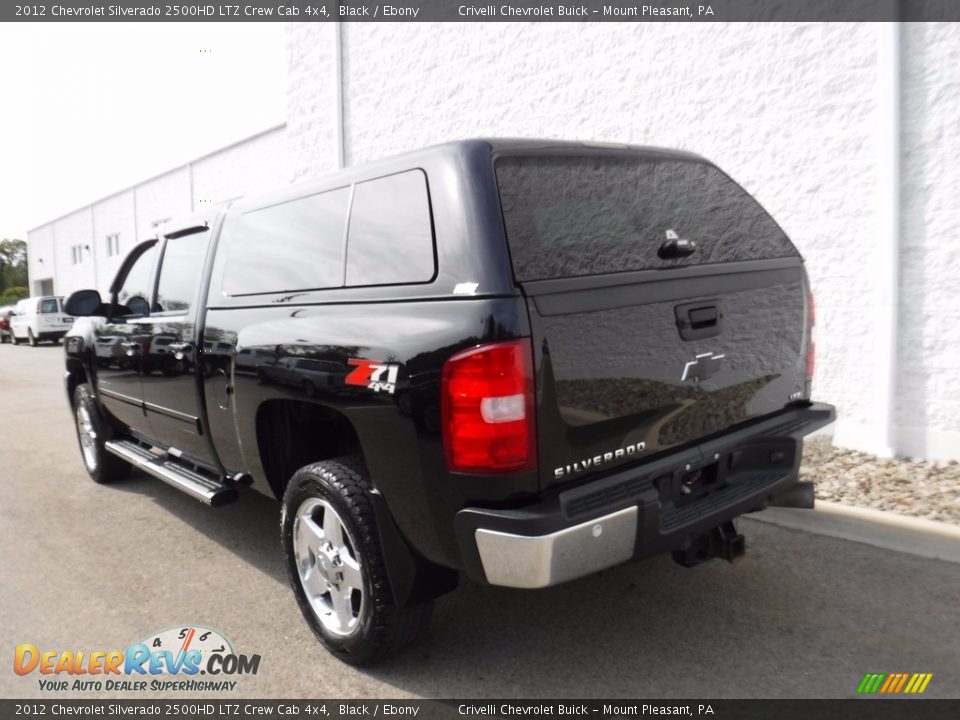2012 Chevrolet Silverado 2500HD LTZ Crew Cab 4x4 Black / Ebony Photo #14