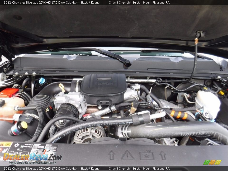 2012 Chevrolet Silverado 2500HD LTZ Crew Cab 4x4 Black / Ebony Photo #18