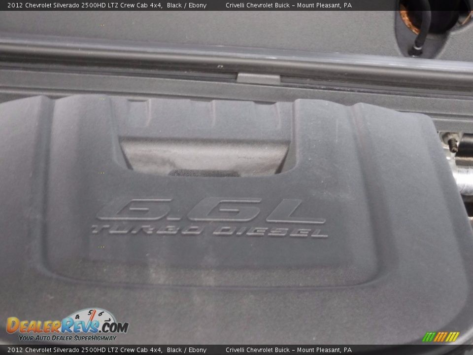 2012 Chevrolet Silverado 2500HD LTZ Crew Cab 4x4 Black / Ebony Photo #19