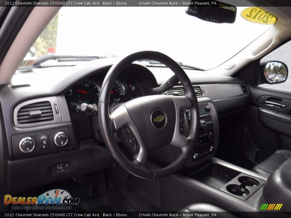 2012 Chevrolet Silverado 2500HD LTZ Crew Cab 4x4 Black / Ebony Photo #20