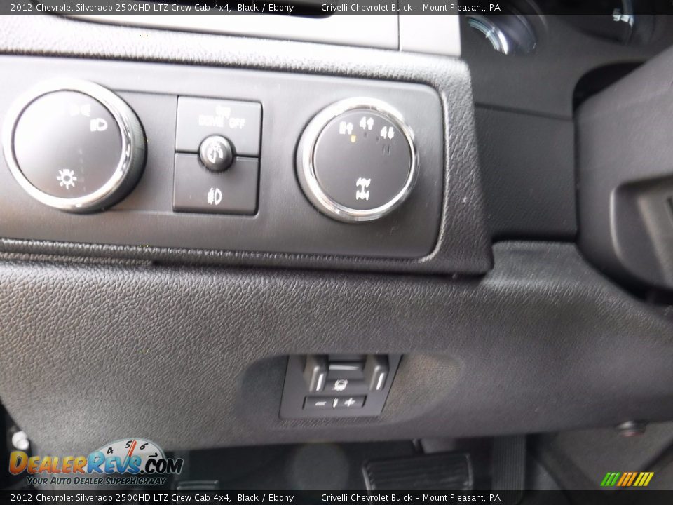 2012 Chevrolet Silverado 2500HD LTZ Crew Cab 4x4 Black / Ebony Photo #21