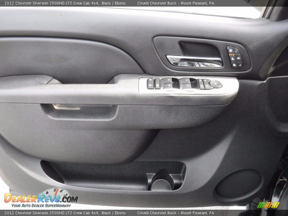 2012 Chevrolet Silverado 2500HD LTZ Crew Cab 4x4 Black / Ebony Photo #22