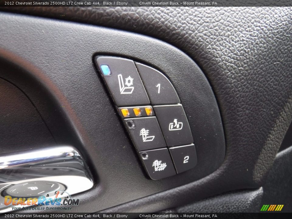 2012 Chevrolet Silverado 2500HD LTZ Crew Cab 4x4 Black / Ebony Photo #23