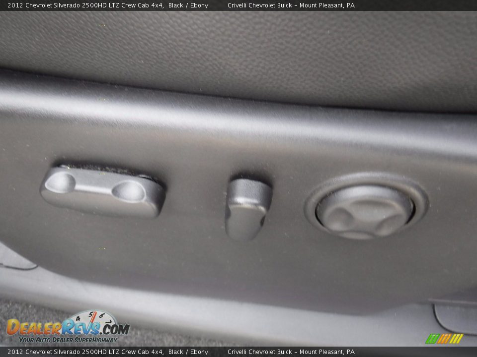 2012 Chevrolet Silverado 2500HD LTZ Crew Cab 4x4 Black / Ebony Photo #25