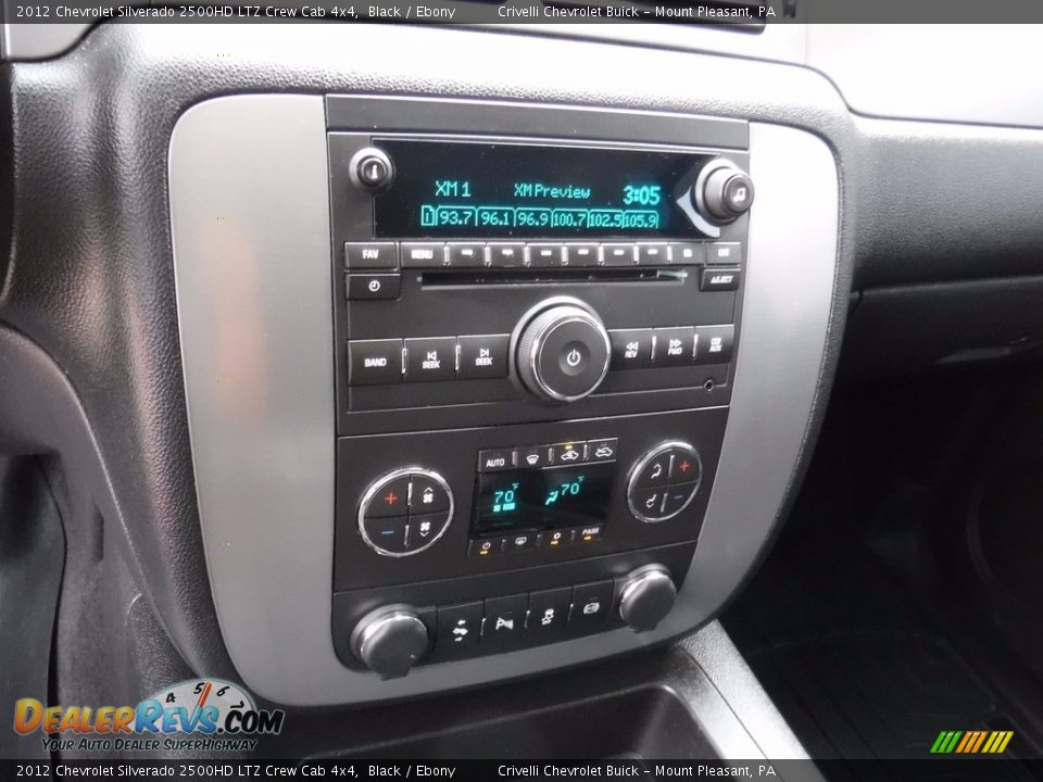 2012 Chevrolet Silverado 2500HD LTZ Crew Cab 4x4 Black / Ebony Photo #27