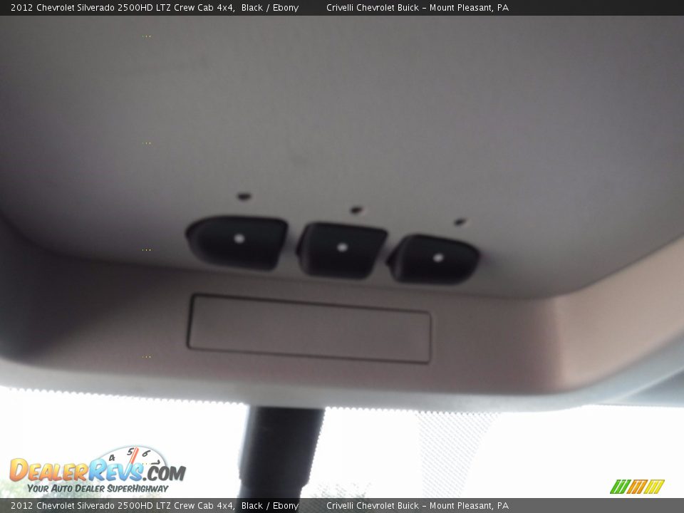 2012 Chevrolet Silverado 2500HD LTZ Crew Cab 4x4 Black / Ebony Photo #31