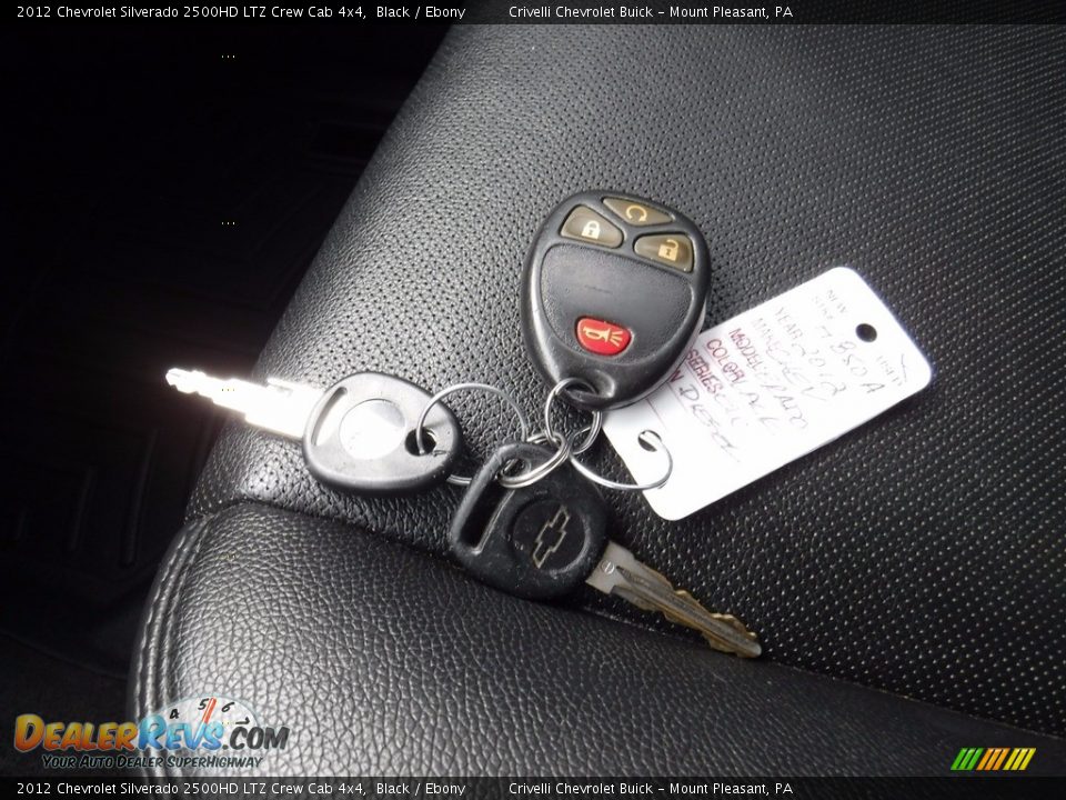 2012 Chevrolet Silverado 2500HD LTZ Crew Cab 4x4 Black / Ebony Photo #32