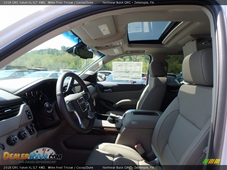 Front Seat of 2018 GMC Yukon XL SLT 4WD Photo #10