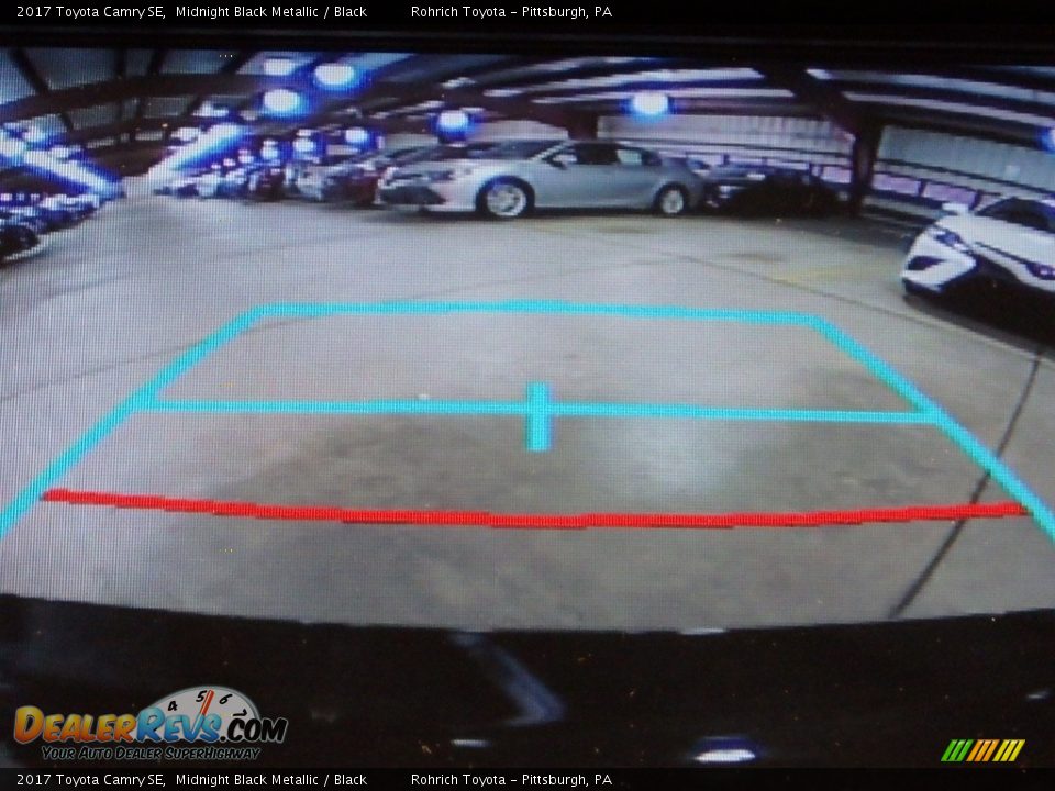 2017 Toyota Camry SE Midnight Black Metallic / Black Photo #13