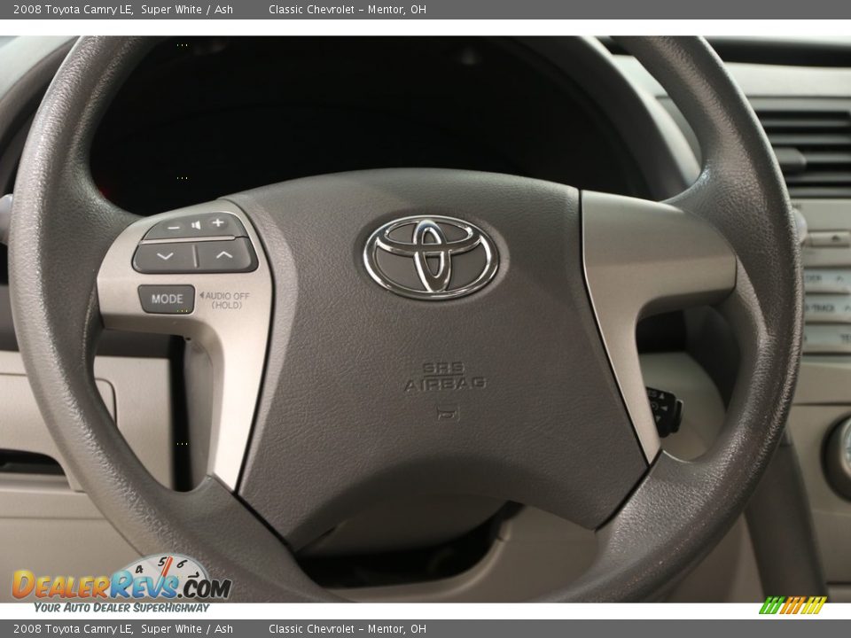2008 Toyota Camry LE Super White / Ash Photo #6