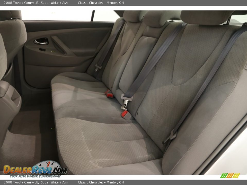 2008 Toyota Camry LE Super White / Ash Photo #15
